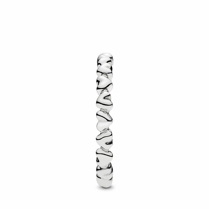 Pandora Forever Love Heart Promise Ring Ireland - Sterling Silver - 308167YQZ